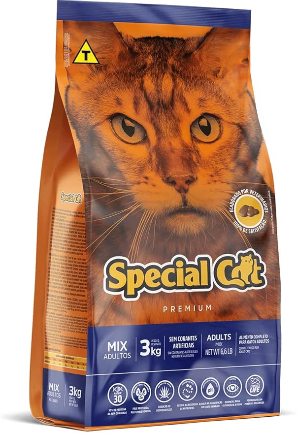 Ração Special Cat Premium Mix Adultos 3Kg