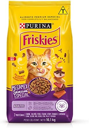 Purina Friskies, Friskies Megamix - Ração Gatos Adultos,10.1Kg