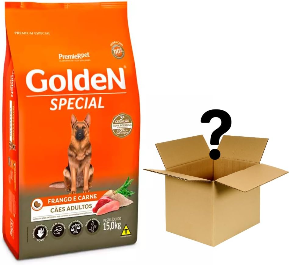 Ração Golden Special Cães Adultos Frango E Carne + Surpresa