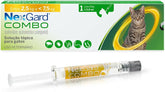 Nexgard COMBO Antipulgas e Sarna e Vermífugo para Gatos de 2,5kg a 7,5 kg - 1 aplicador