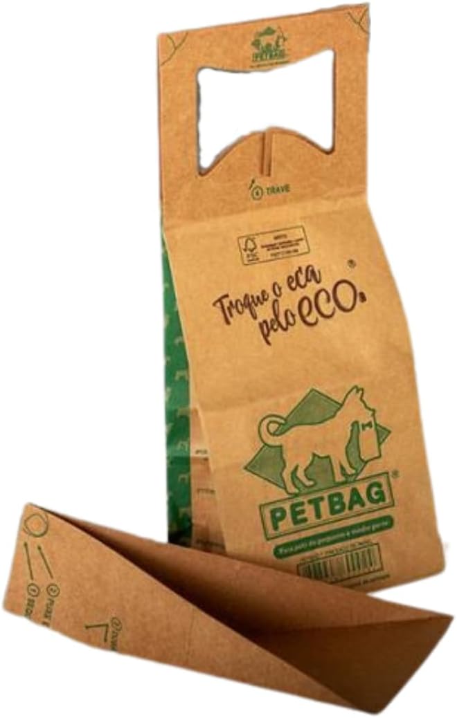 Coletor Ecológico De Fezes C/Pá Acoplada (15un) - Petbag®