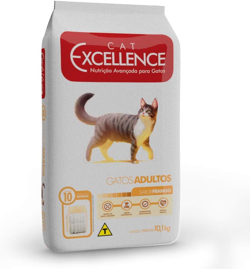 RACAO CAT EXCELLENCE ADULTO FRANGO, SELECTA, 10KG