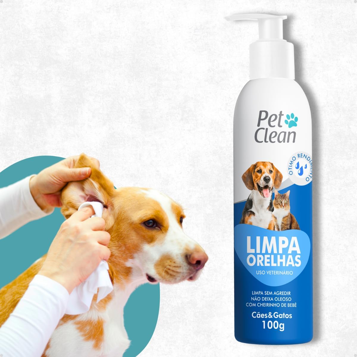 Limpador de orelhas Pet Clean - 100 ML