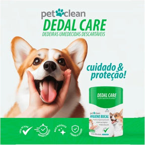 Dedal Care Bucal Pet Clean 30 Unidades