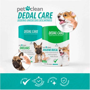 Dedal Care Bucal Pet Clean 30 Unidades