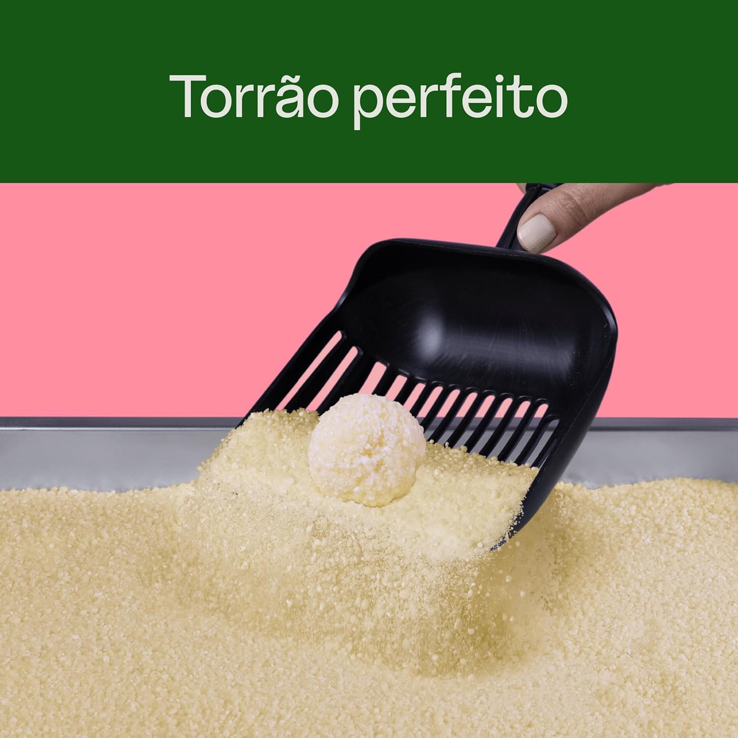 Viva Verde Areia Higiênica Biodegradável Para Gatos Grãos Mistos 4Kg