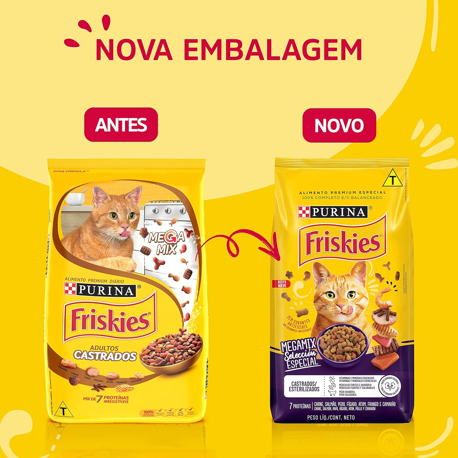 Purina Friskies Friskies Megamix Castrados 3Kg