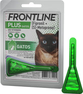 Frontline Antipulgas e Carrapatos Plus para Gatos, verde, Tamanho único